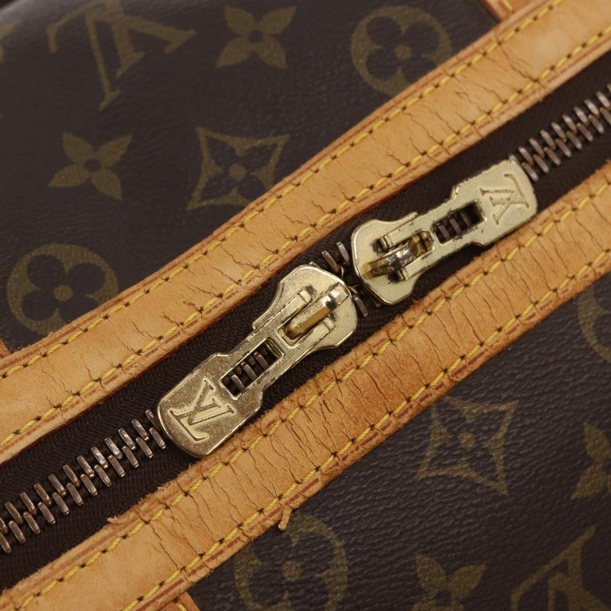 LOUIS VUITTON Monogram Sac Souple 35 Boston Bag M41626 LV Auth 177270