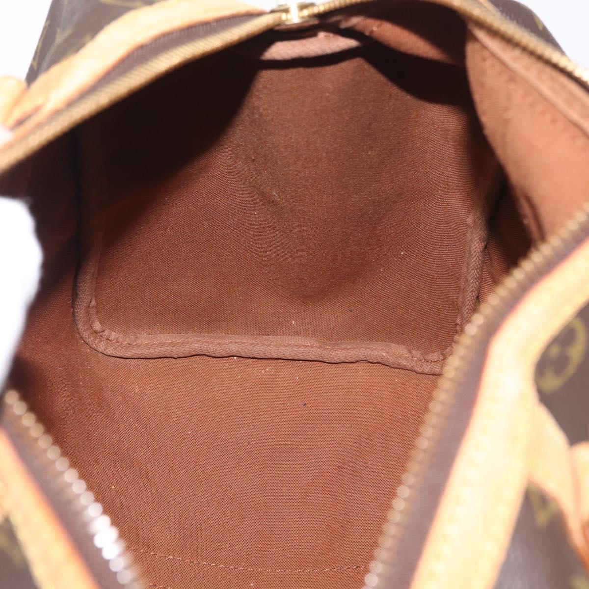 LOUIS VUITTON Monogram Sac Souple 35 Boston Bag M41626 LV Auth 177270