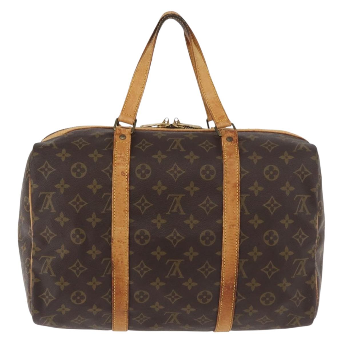 LOUIS VUITTON Monogram Sac Souple 35 Boston Bag M41626 LV Auth 177270