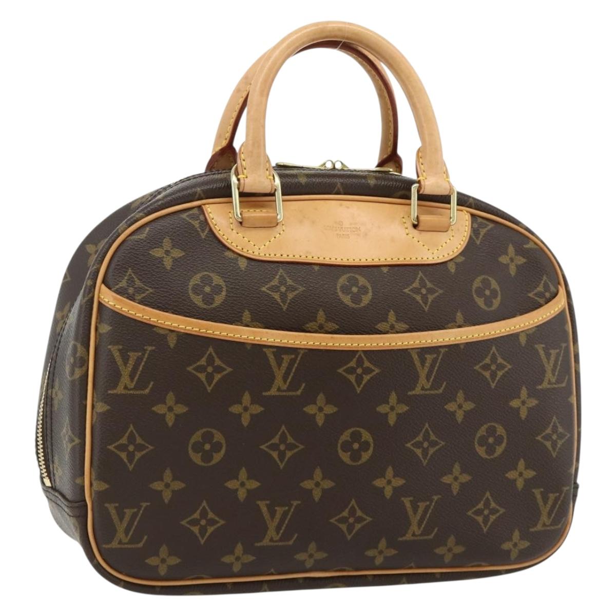 LOUIS VUITTON Monogram Trouville Hand Bag M42228 LV Auth 177273A