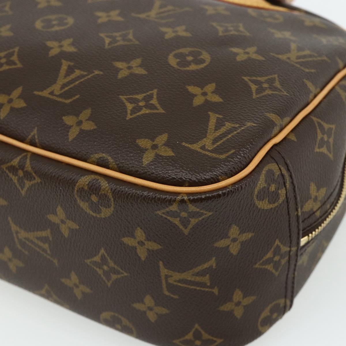 LOUIS VUITTON Monogram Trouville Hand Bag M42228 LV Auth 177273A