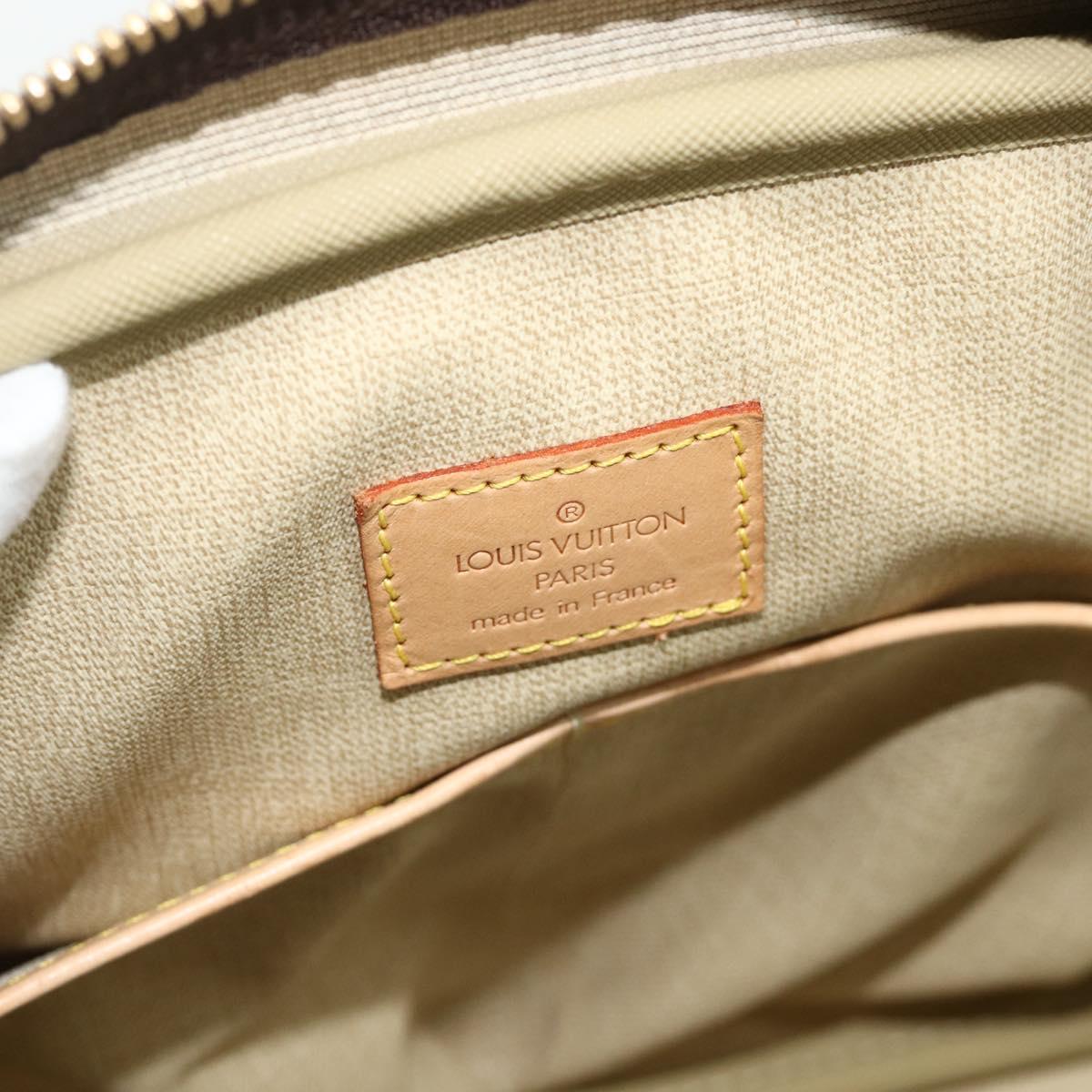 LOUIS VUITTON Monogram Trouville Hand Bag M42228 LV Auth 177273A