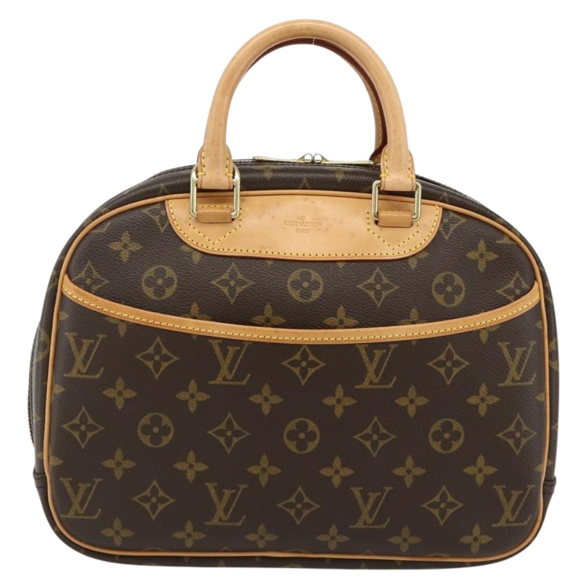 LOUIS VUITTON Monogram Trouville Hand Bag M42228 LV Auth 177273A