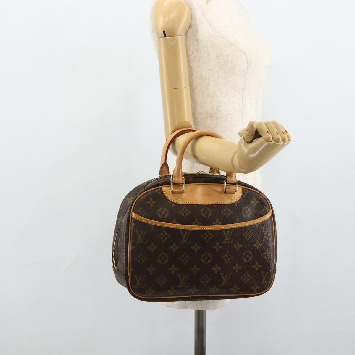 LOUIS VUITTON Monogram Trouville Hand Bag M42228 LV Auth 177273A