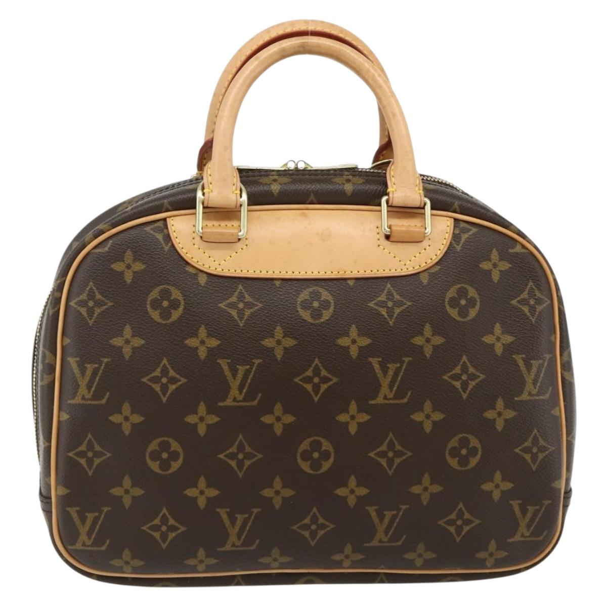 LOUIS VUITTON Monogram Trouville Hand Bag M42228 LV Auth 177273A