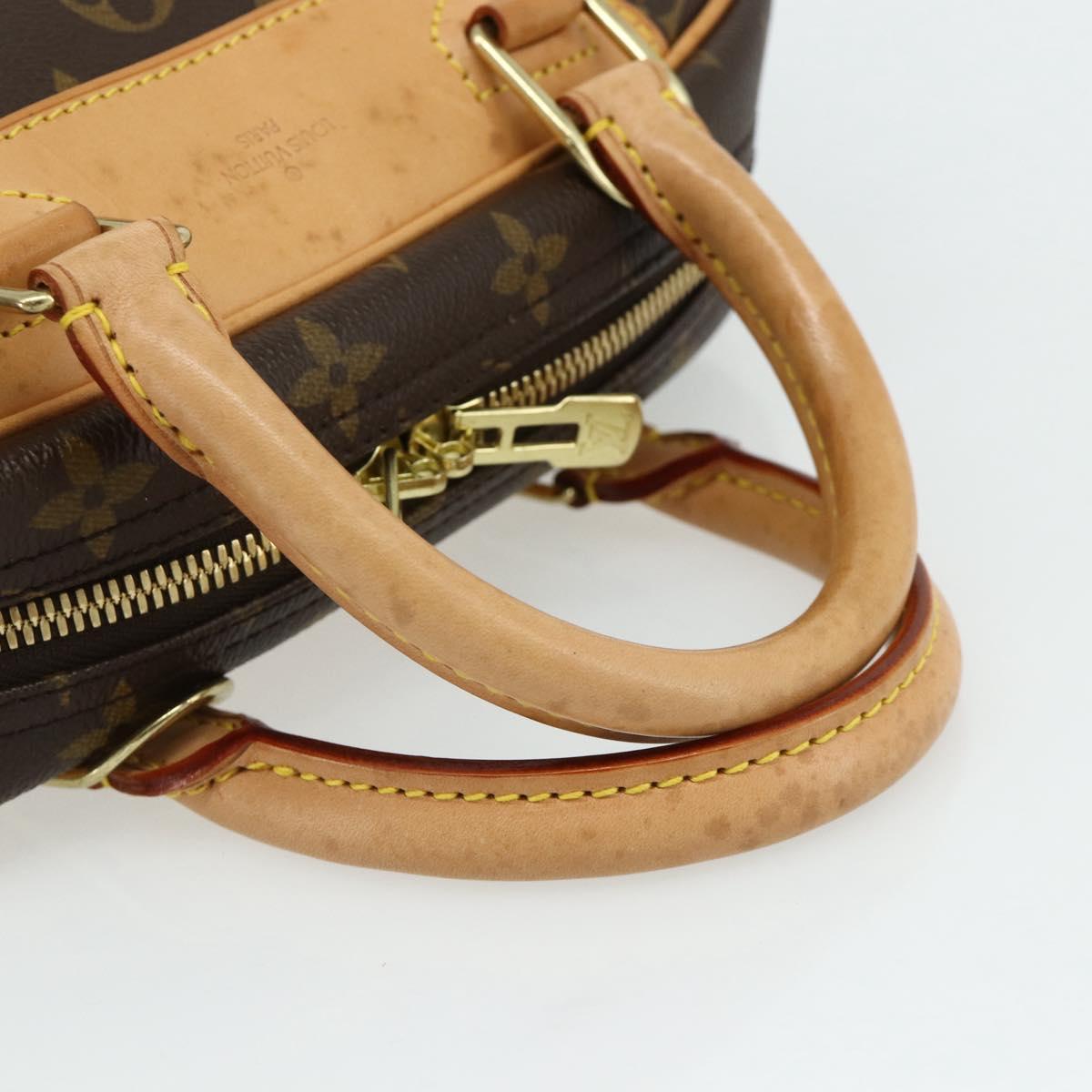 LOUIS VUITTON Monogram Trouville Hand Bag M42228 LV Auth 177273A