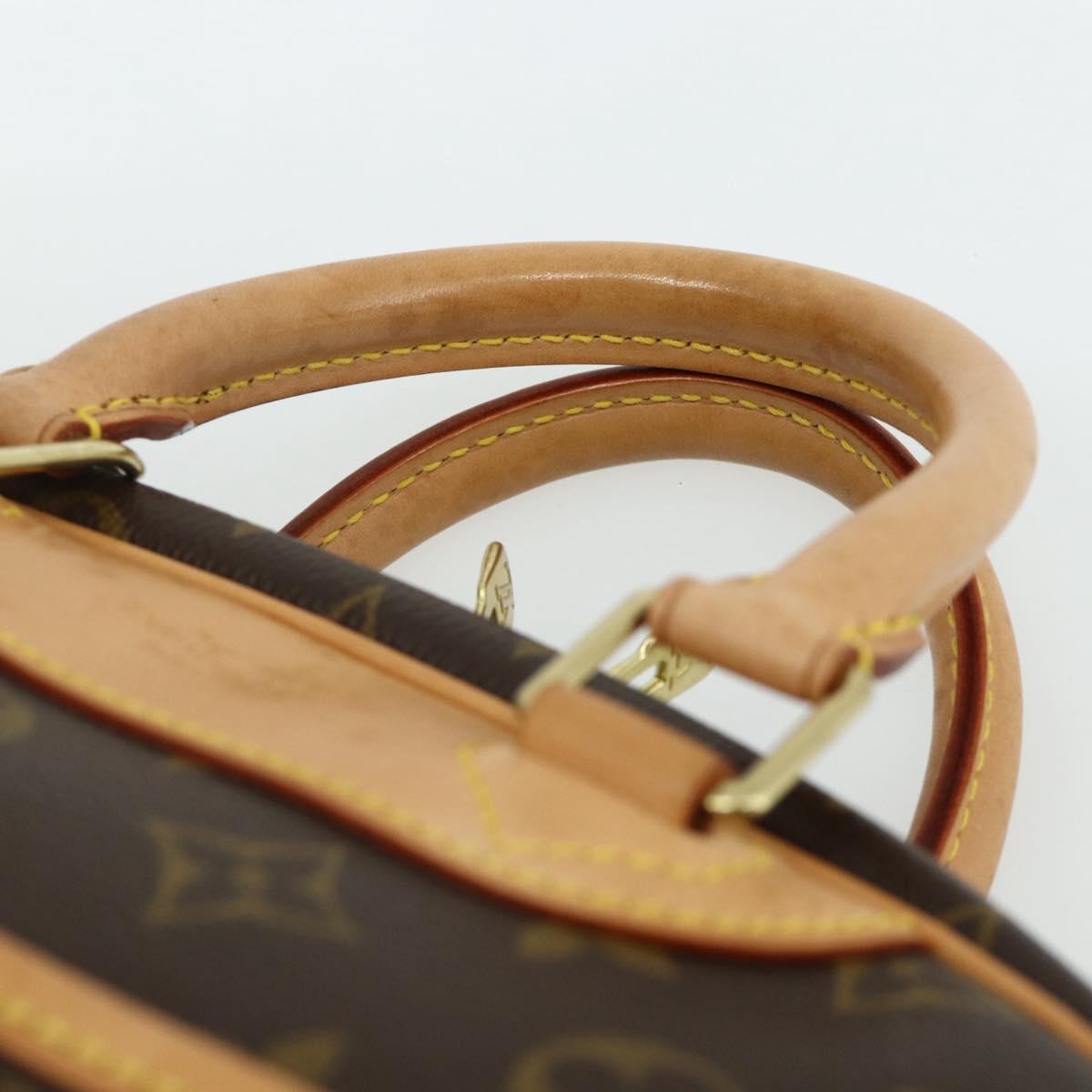 LOUIS VUITTON Monogram Trouville Hand Bag M42228 LV Auth 177273A