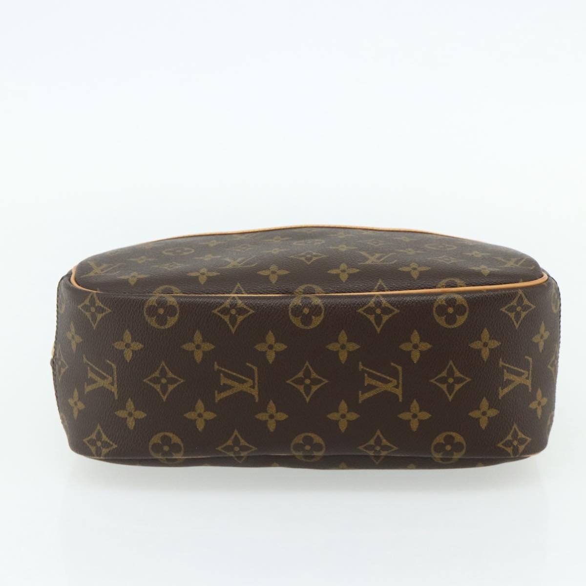 LOUIS VUITTON Monogram Trouville Hand Bag M42228 LV Auth 177273A