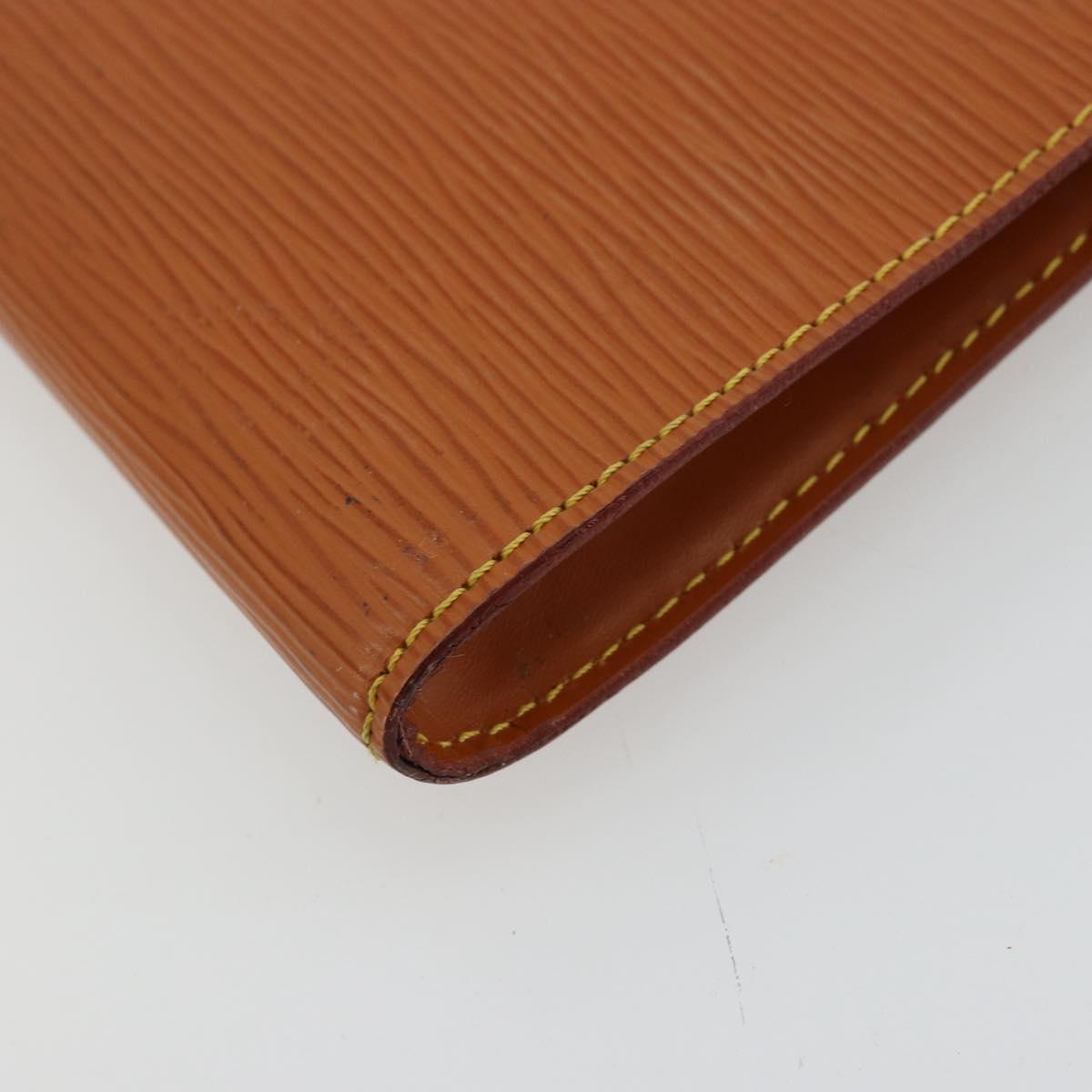 LOUIS VUITTON Epi Pochette Accessoires Pouch Zipangu Gold M52948 LV Auth 177285