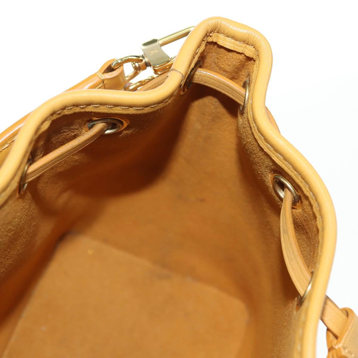 LOUIS VUITTON LV Broderie Anglaise Nanonoe Bag Yellow M82469 LV Auth 177290SM