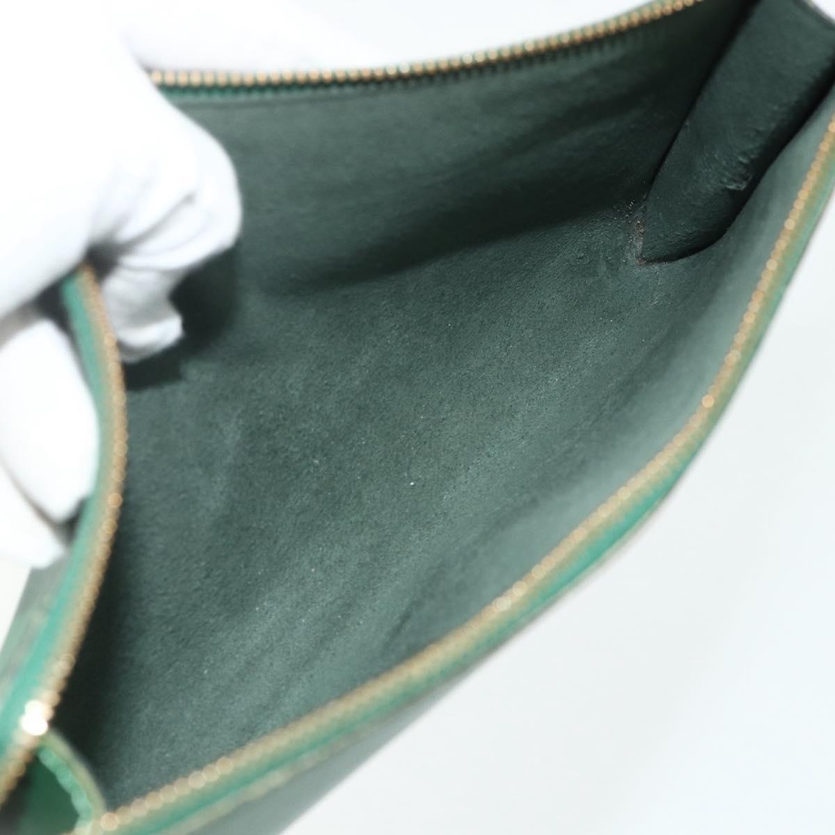 LOUIS VUITTON Epi Pochette Accessoires ¥ Pouch Green M52984 LV Auth 177295