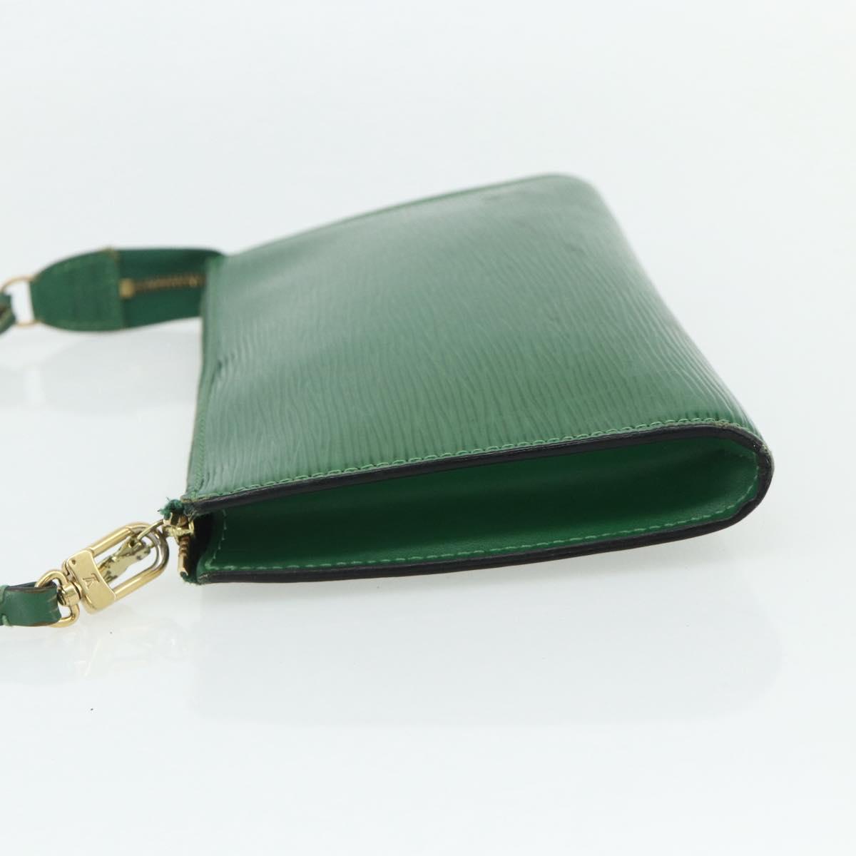 LOUIS VUITTON Epi Pochette Accessoires ¥ Pouch Green M52984 LV Auth 177295