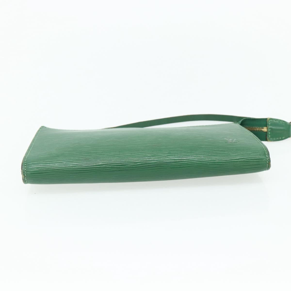 LOUIS VUITTON Epi Pochette Accessoires ¥ Pouch Green M52984 LV Auth 177295