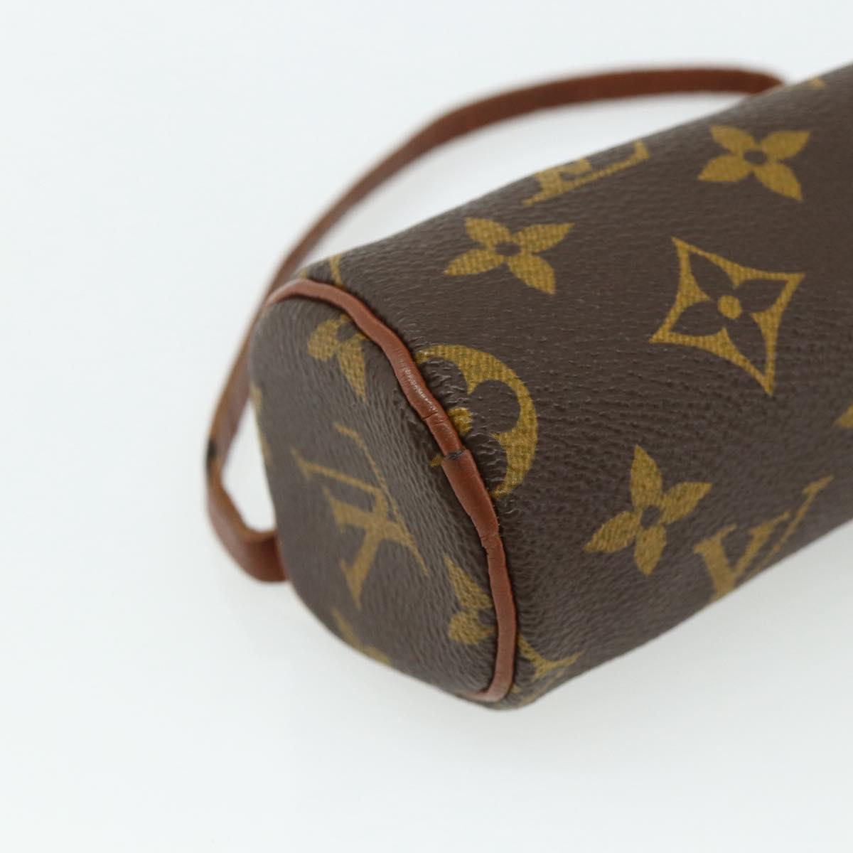 LOUIS VUITTON Monogram Papillon Pouch LV Auth 177296