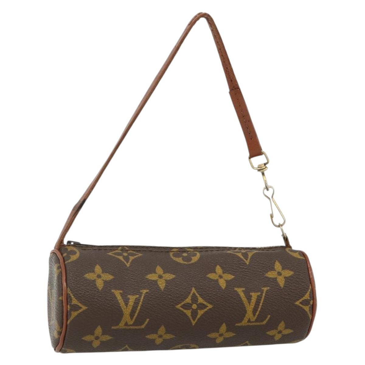 LOUIS VUITTON Monogram Papillon Pouch LV Auth 177296