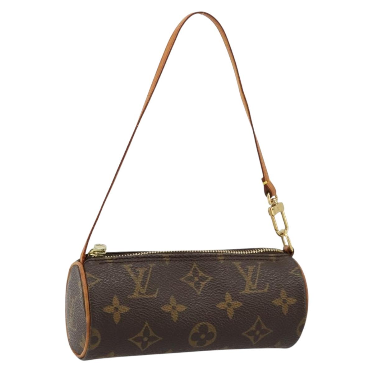 LOUIS VUITTON Monogram Papillon Pouch LV Auth 177297