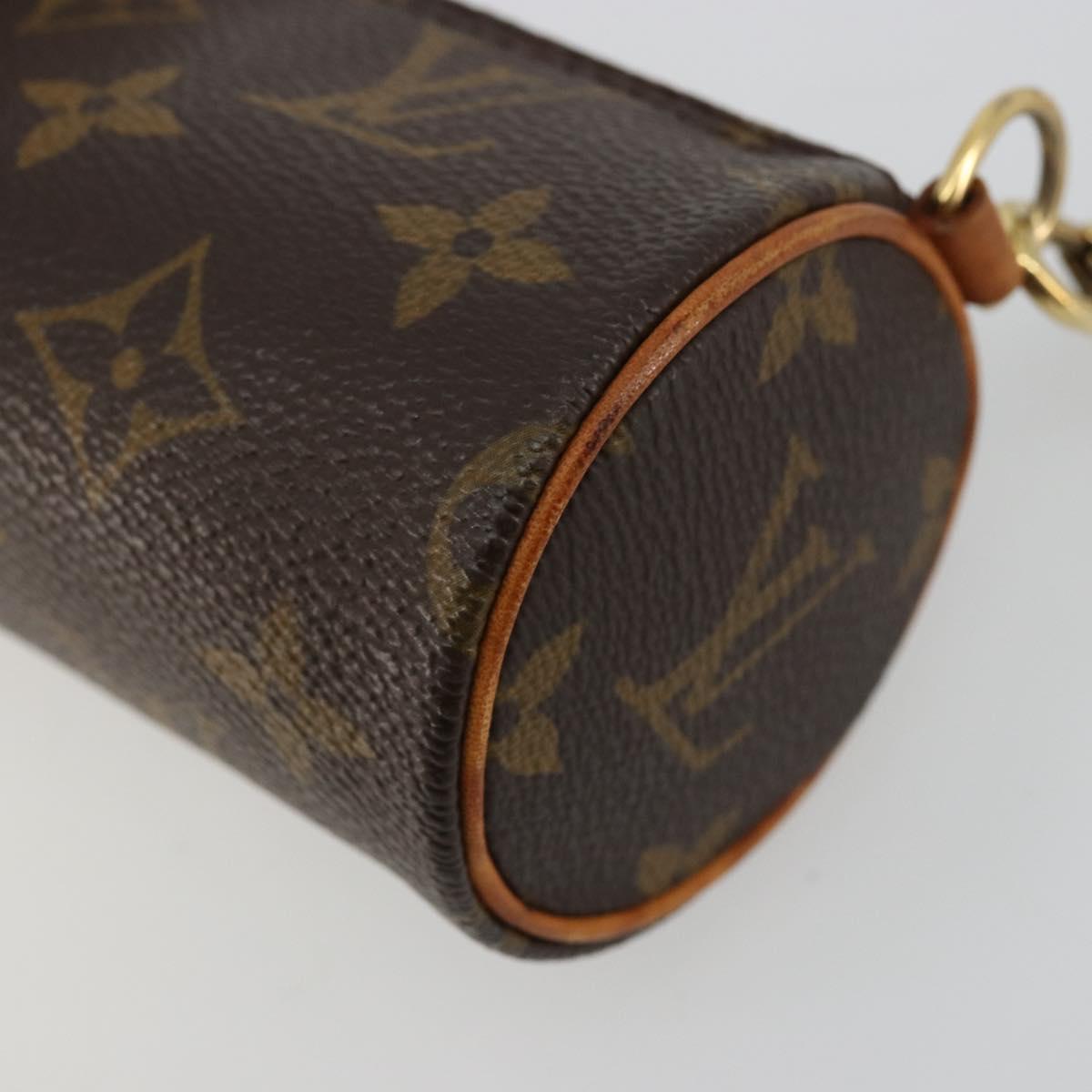 LOUIS VUITTON Monogram Papillon Pouch LV Auth 177297