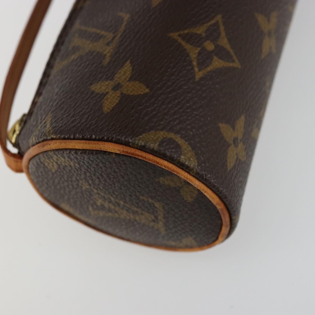 LOUIS VUITTON Monogram Papillon Pouch LV Auth 177297