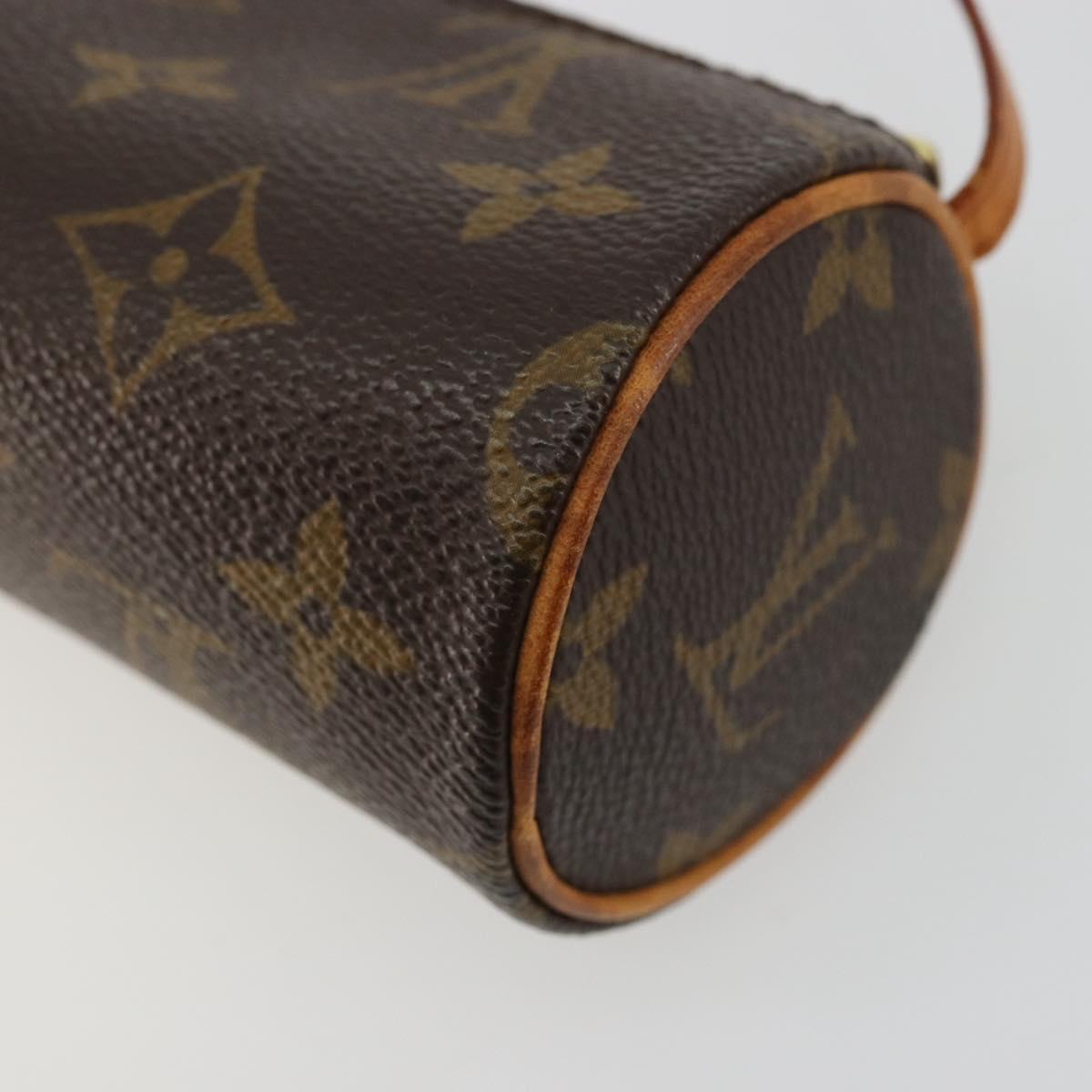 LOUIS VUITTON Monogram Papillon Pouch LV Auth 177297