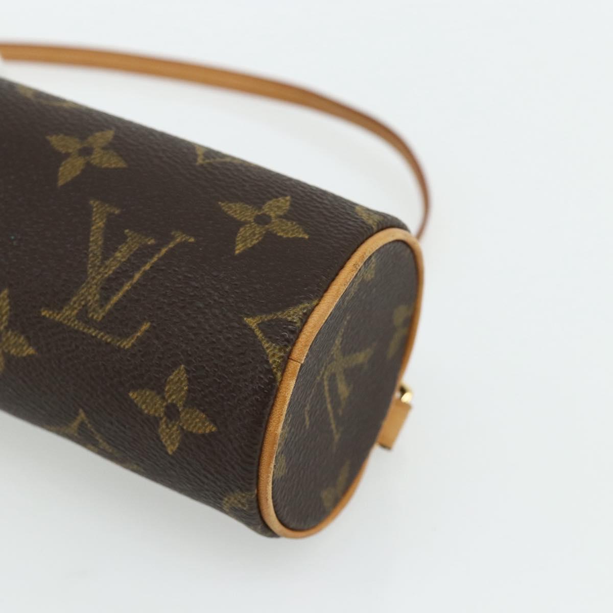 LOUIS VUITTON Monogram Papillon Pouch LV Auth 177300A