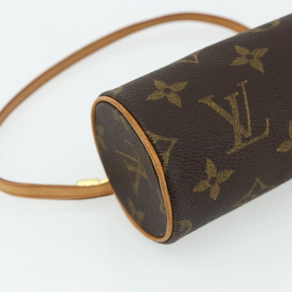 LOUIS VUITTON Monogram Papillon Pouch LV Auth 177300A