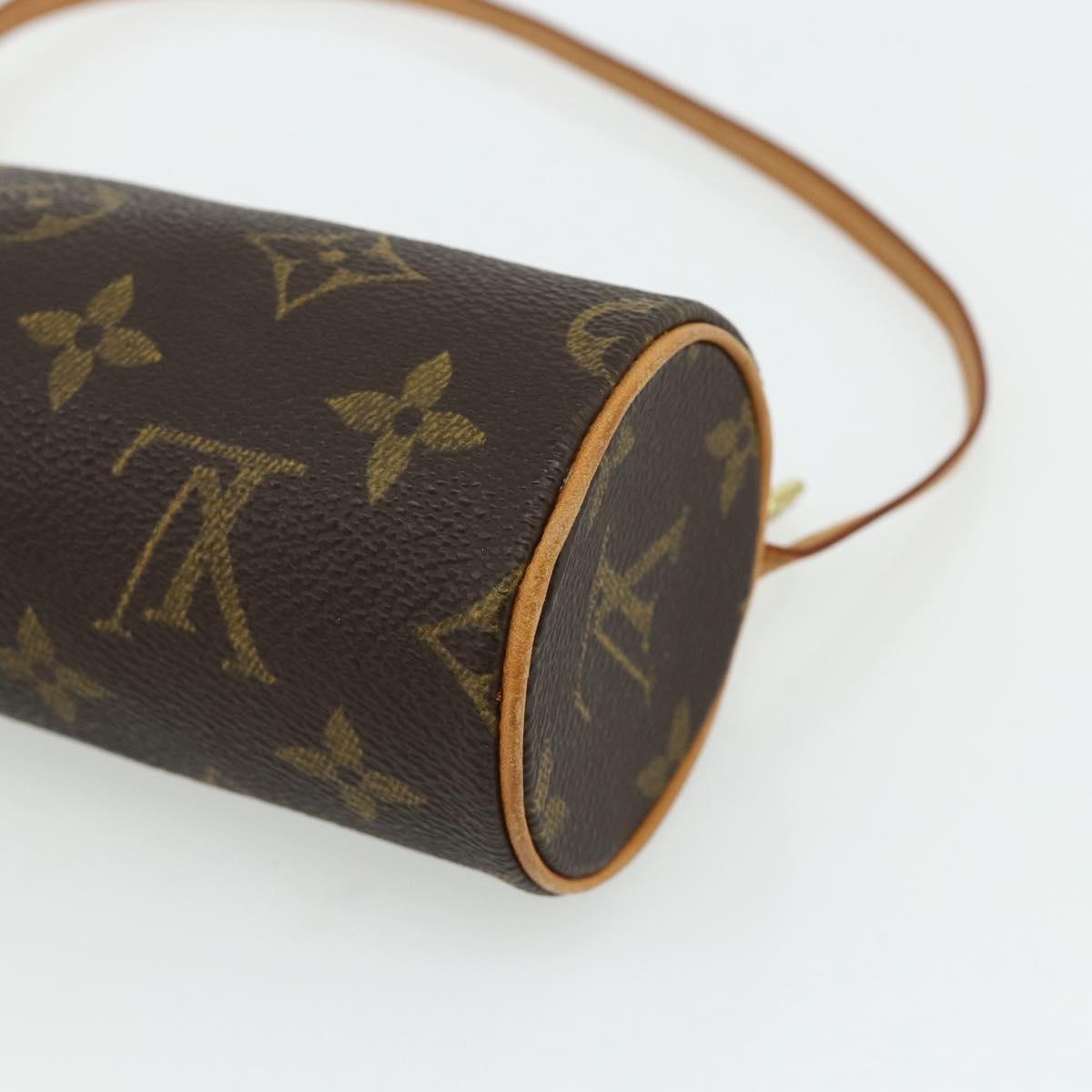 LOUIS VUITTON Monogram Papillon Pouch LV Auth 177300A