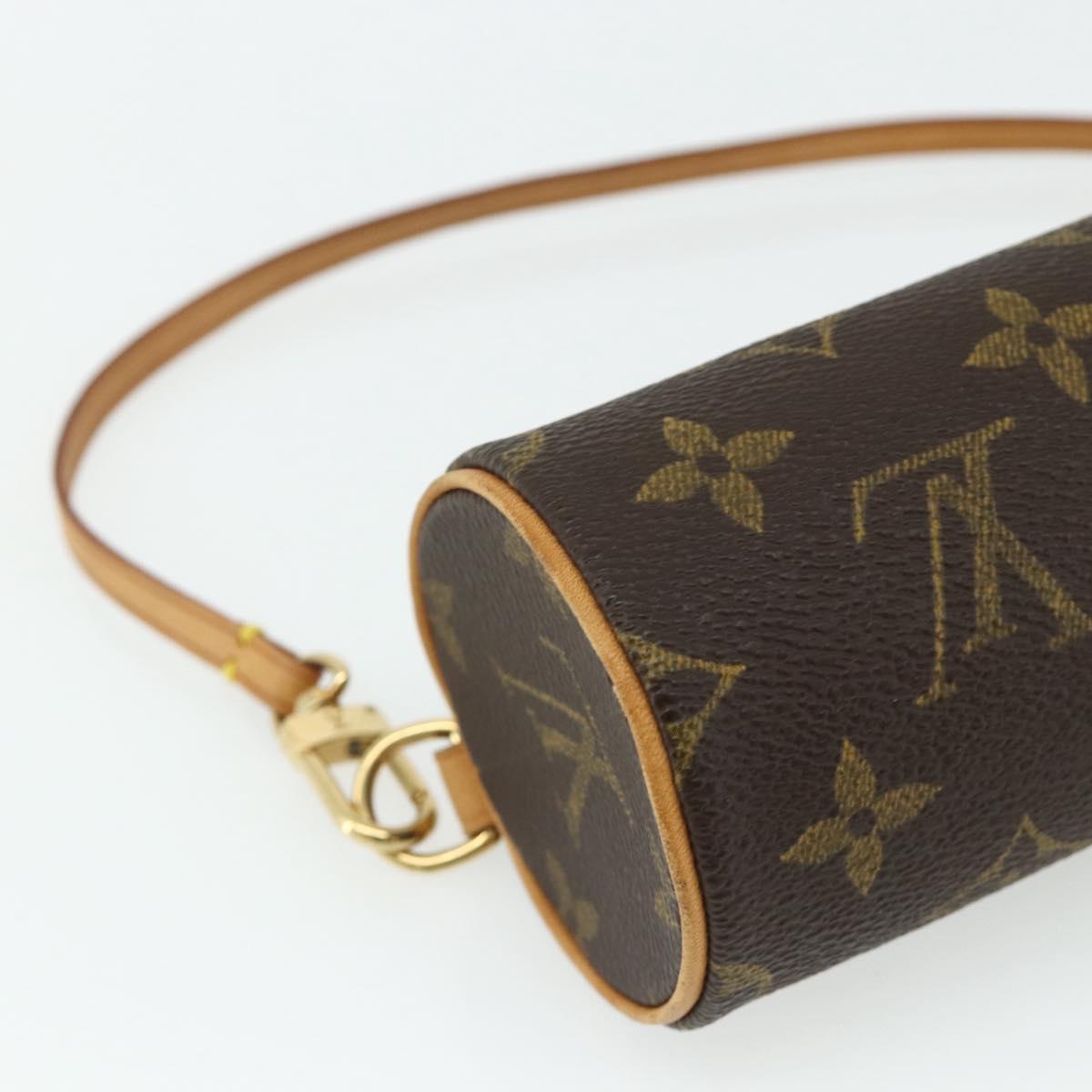 LOUIS VUITTON Monogram Papillon Pouch LV Auth 177300A