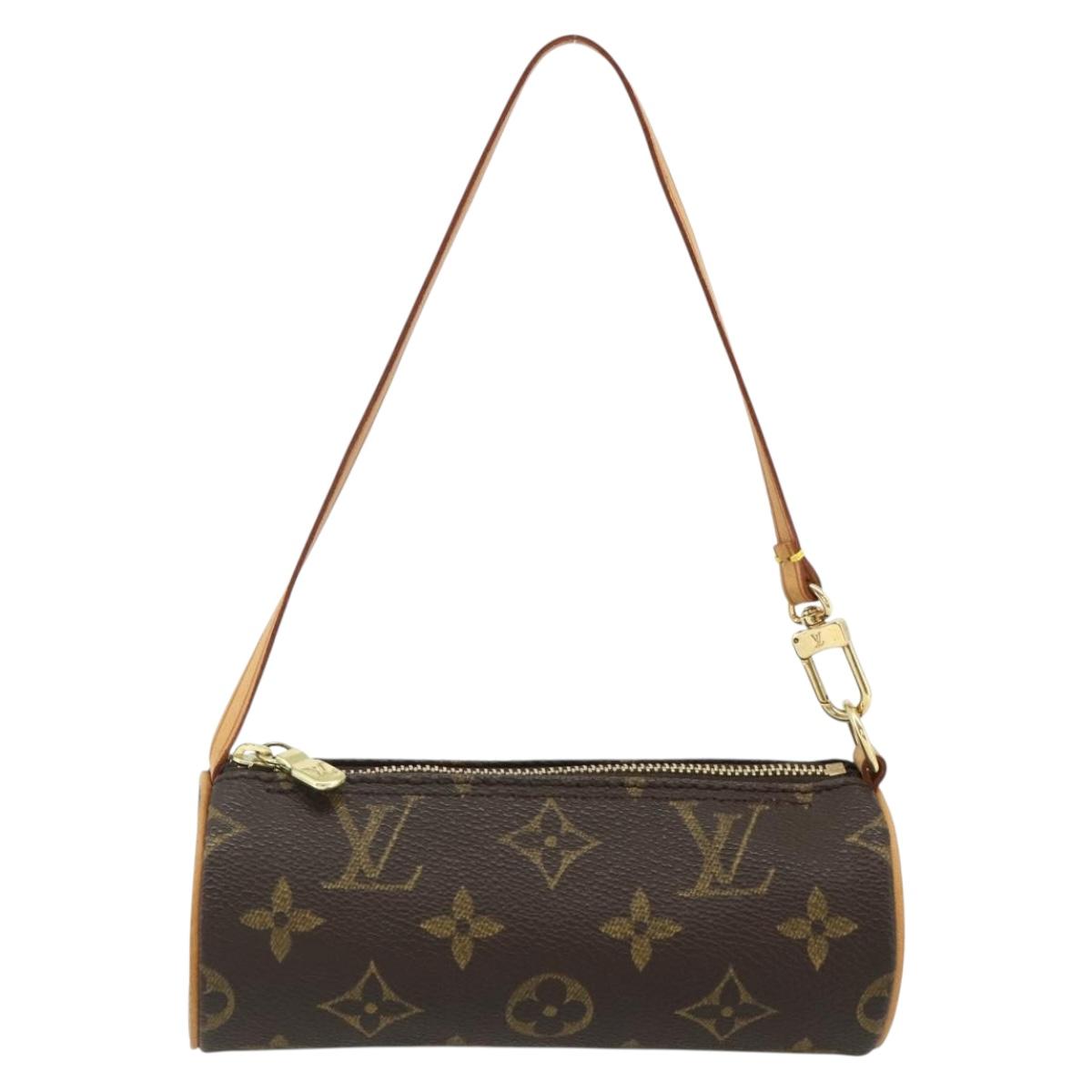 LOUIS VUITTON Monogram Papillon Pouch LV Auth 177300A