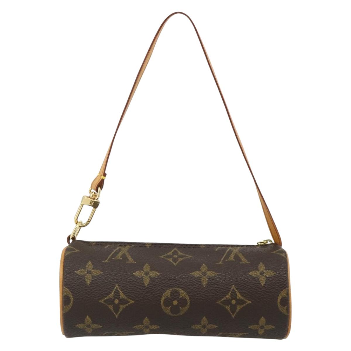 LOUIS VUITTON Monogram Papillon Pouch LV Auth 177300A