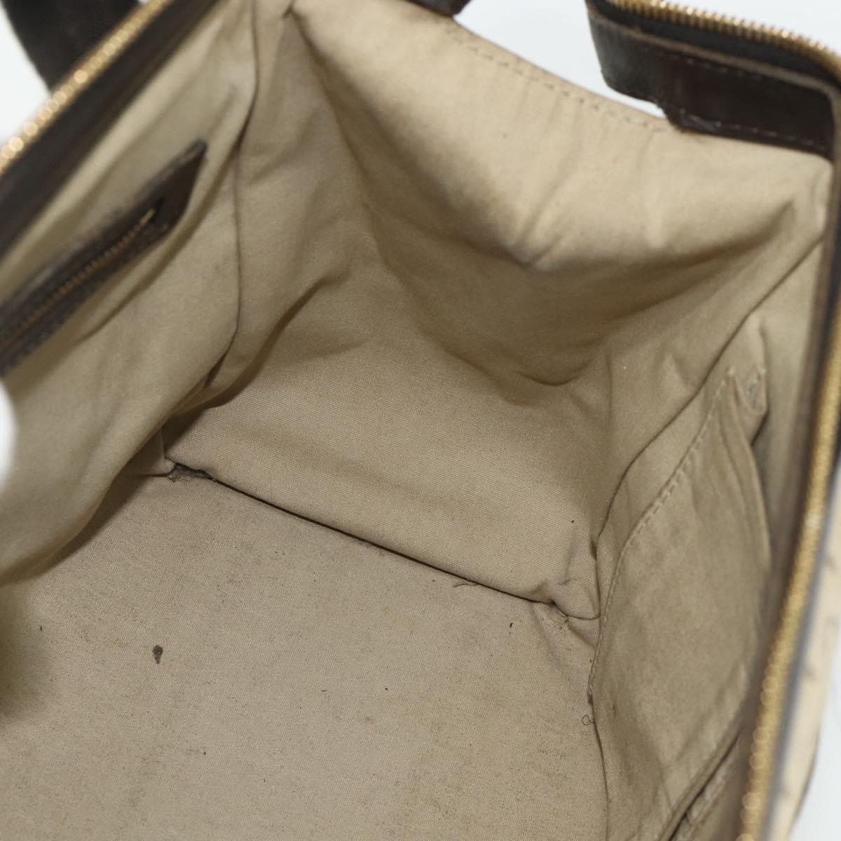 LOUIS VUITTON Monogram Mini Josephine GM Hand Bag Khaki M92310 LV Auth 177307