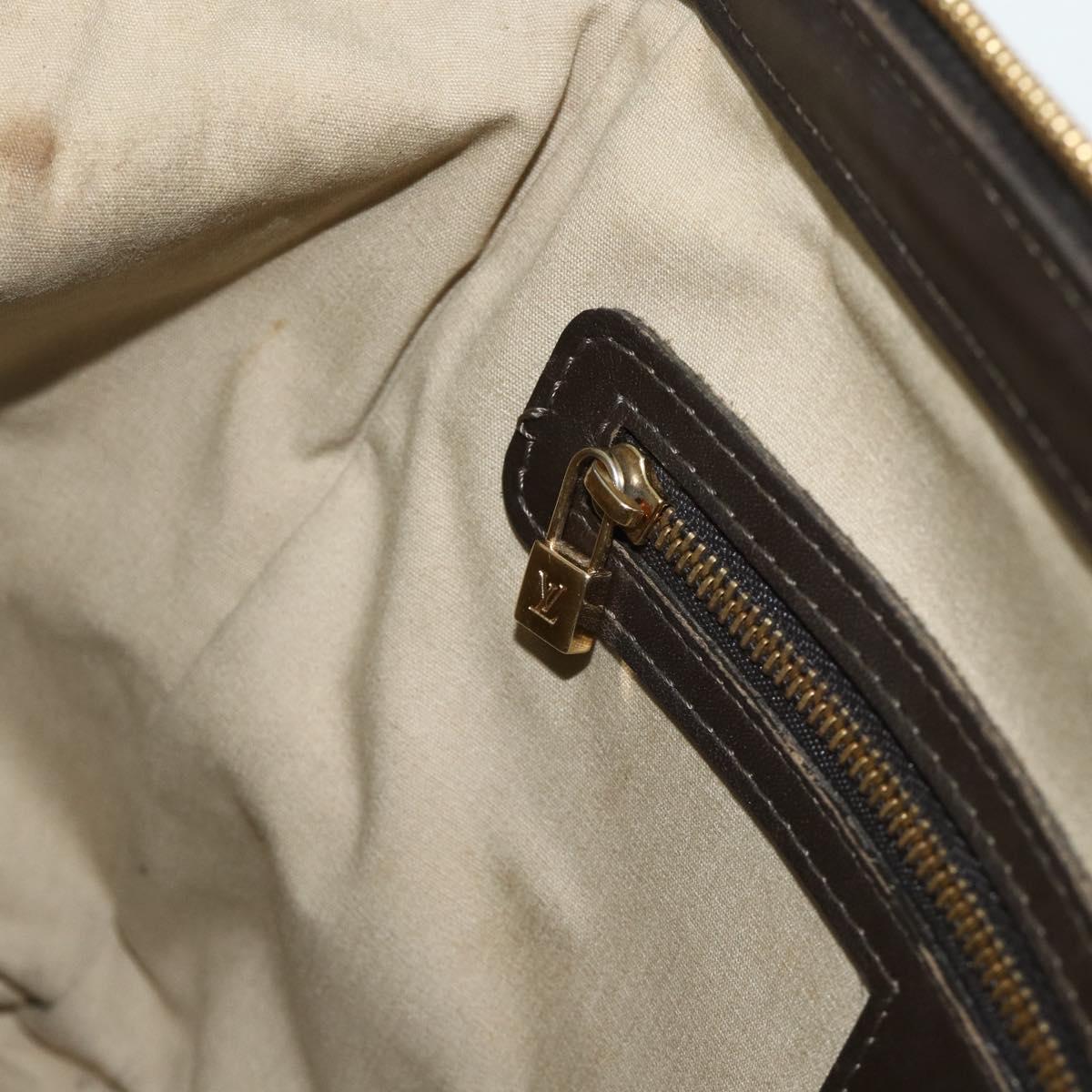 LOUIS VUITTON Monogram Mini Josephine GM Hand Bag Khaki M92310 LV Auth 177307