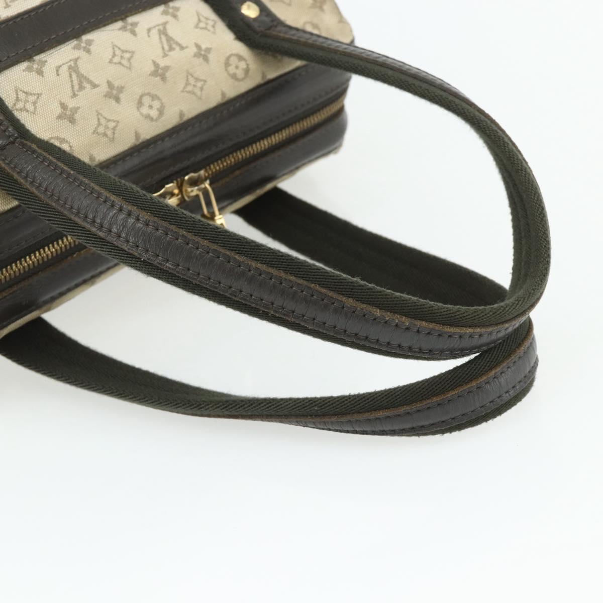 LOUIS VUITTON Monogram Mini Josephine GM Hand Bag Khaki M92310 LV Auth 177307