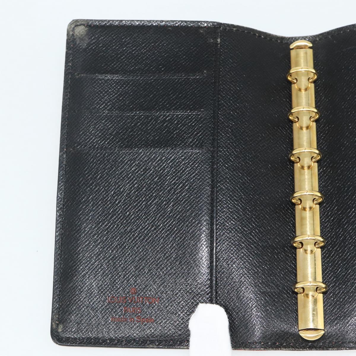 LOUIS VUITTON Epi Agenda PM Day Planner Cover Red R20057 LV Auth 177340