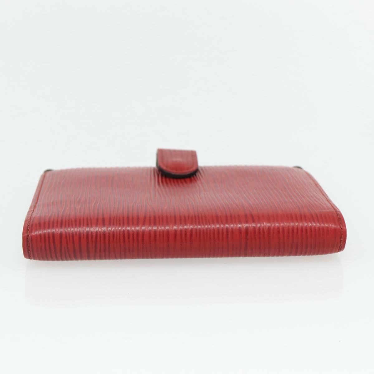 LOUIS VUITTON Epi Agenda PM Day Planner Cover Red R20057 LV Auth 177340