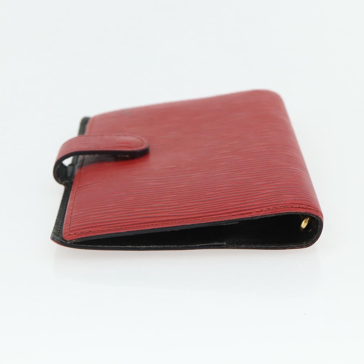 LOUIS VUITTON Epi Agenda PM Day Planner Cover Red R20057 LV Auth 177340