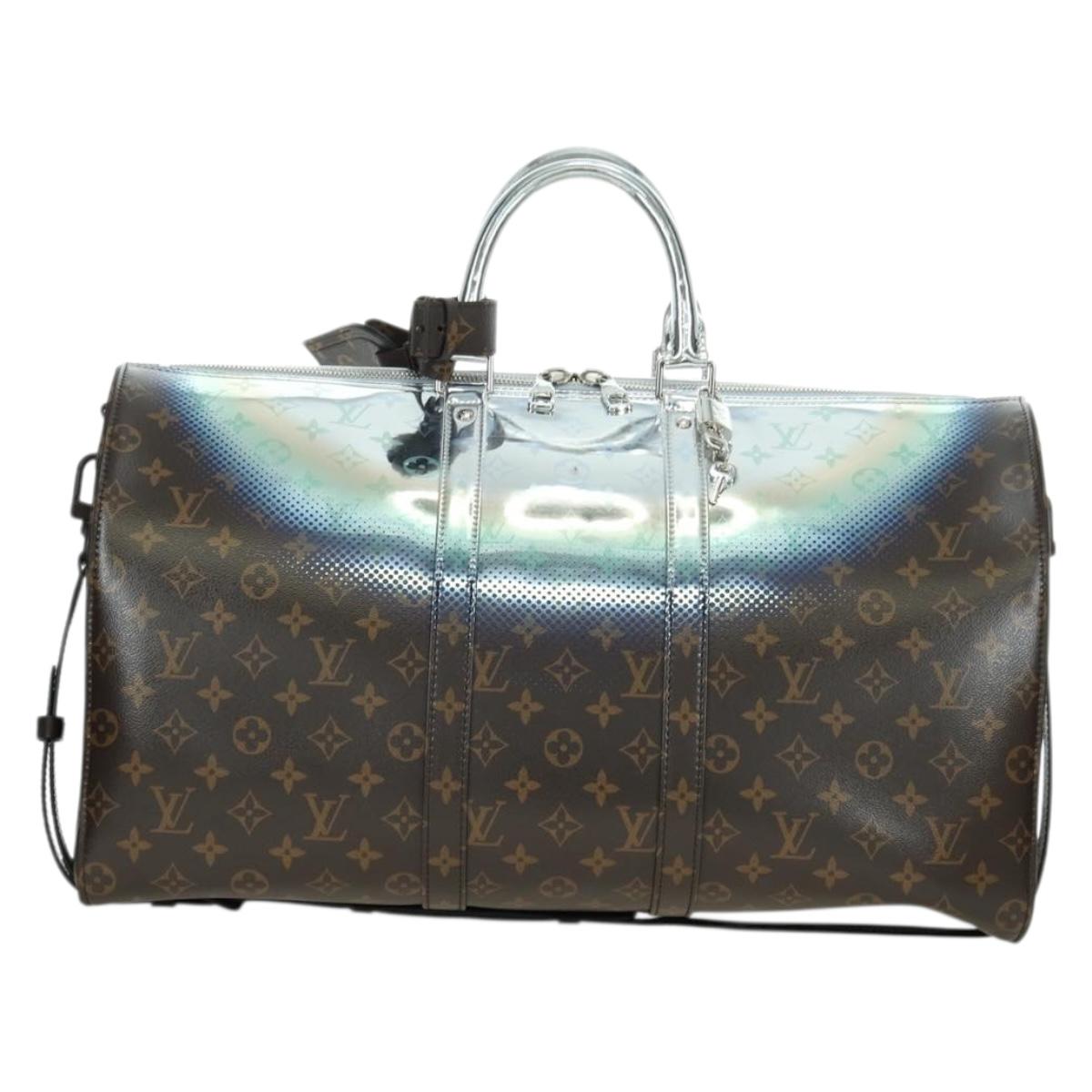 LOUIS VUITTON Metallic Nebula Keepall Bandouliere 50 Bag M23118 Auth 177343SAM