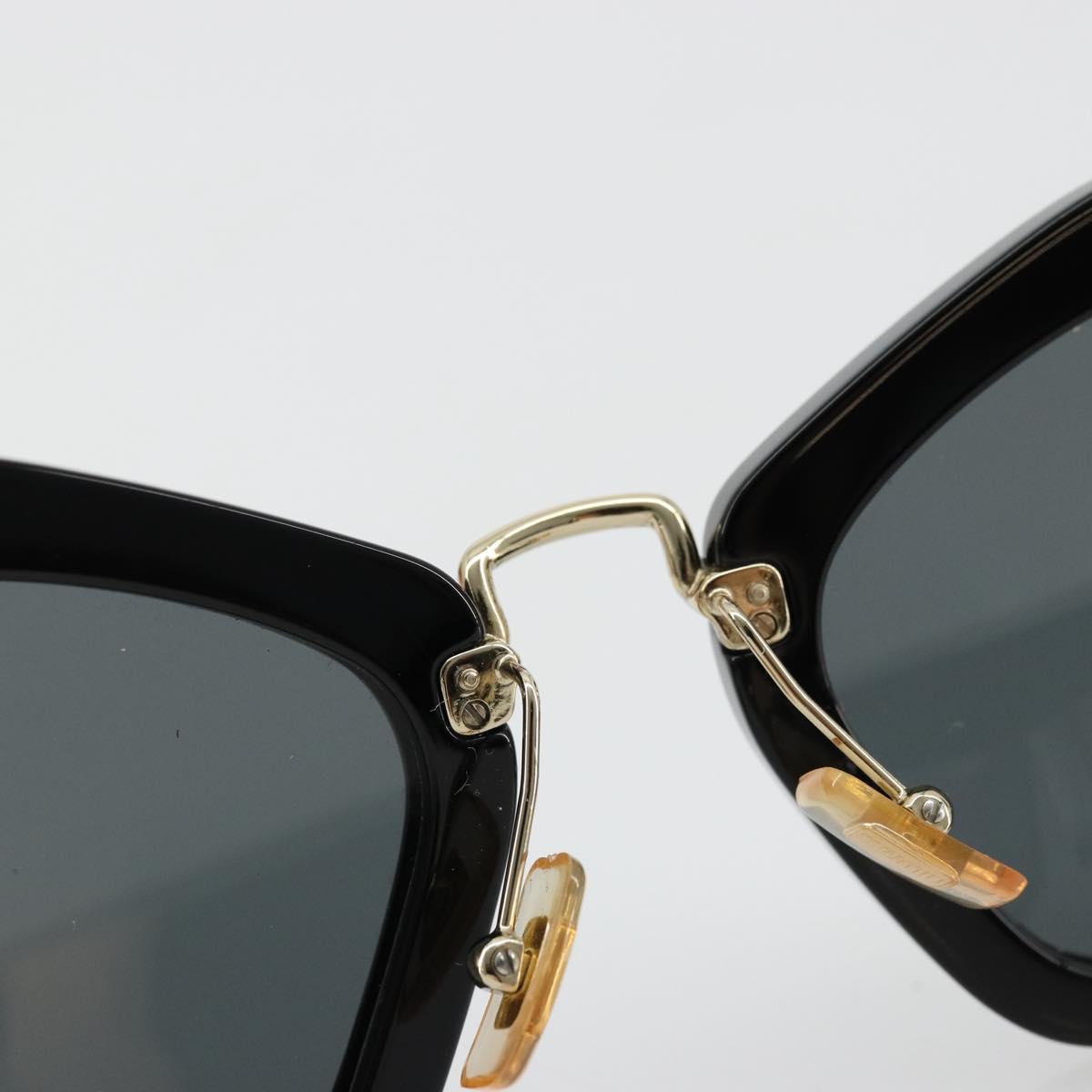 Miu Miu Sunglasses plastic Black Auth 177347A