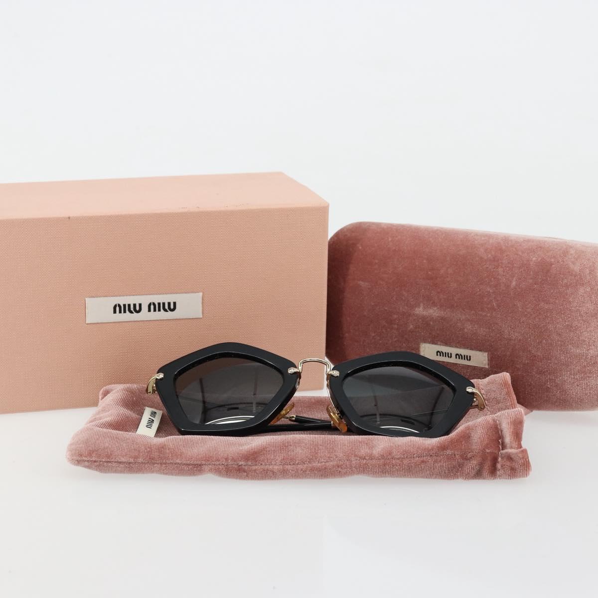 Miu Miu Sunglasses plastic Black Auth 177347A