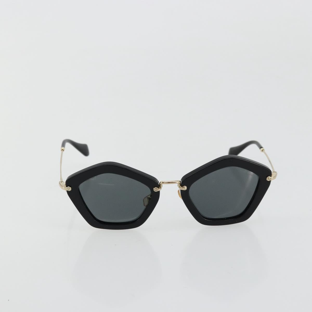 Miu Miu Sunglasses plastic Black Auth 177347A