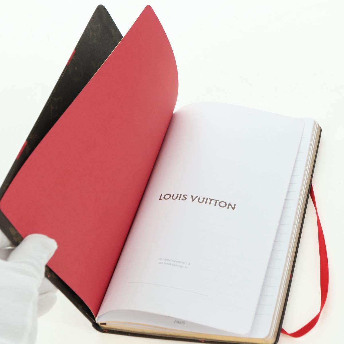 LOUIS VUITTON Collector Cherry Print Notebook MM Jane Canvas GI1371 Auth 177348M