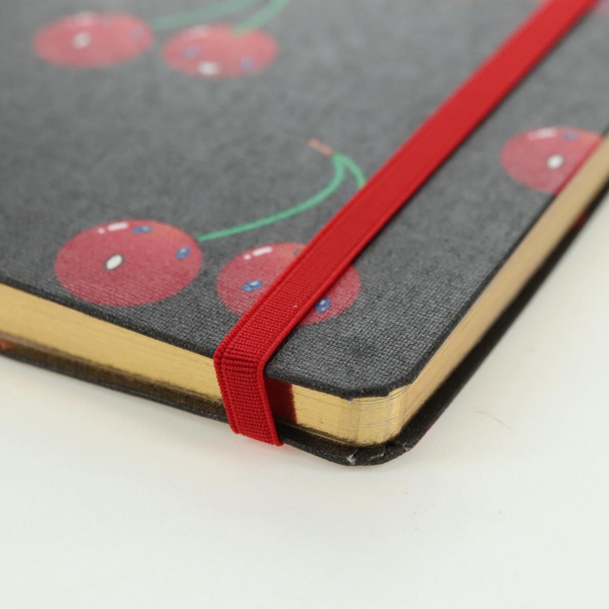 LOUIS VUITTON Collector Cherry Print Notebook MM Jane Canvas GI1371 Auth 177348M