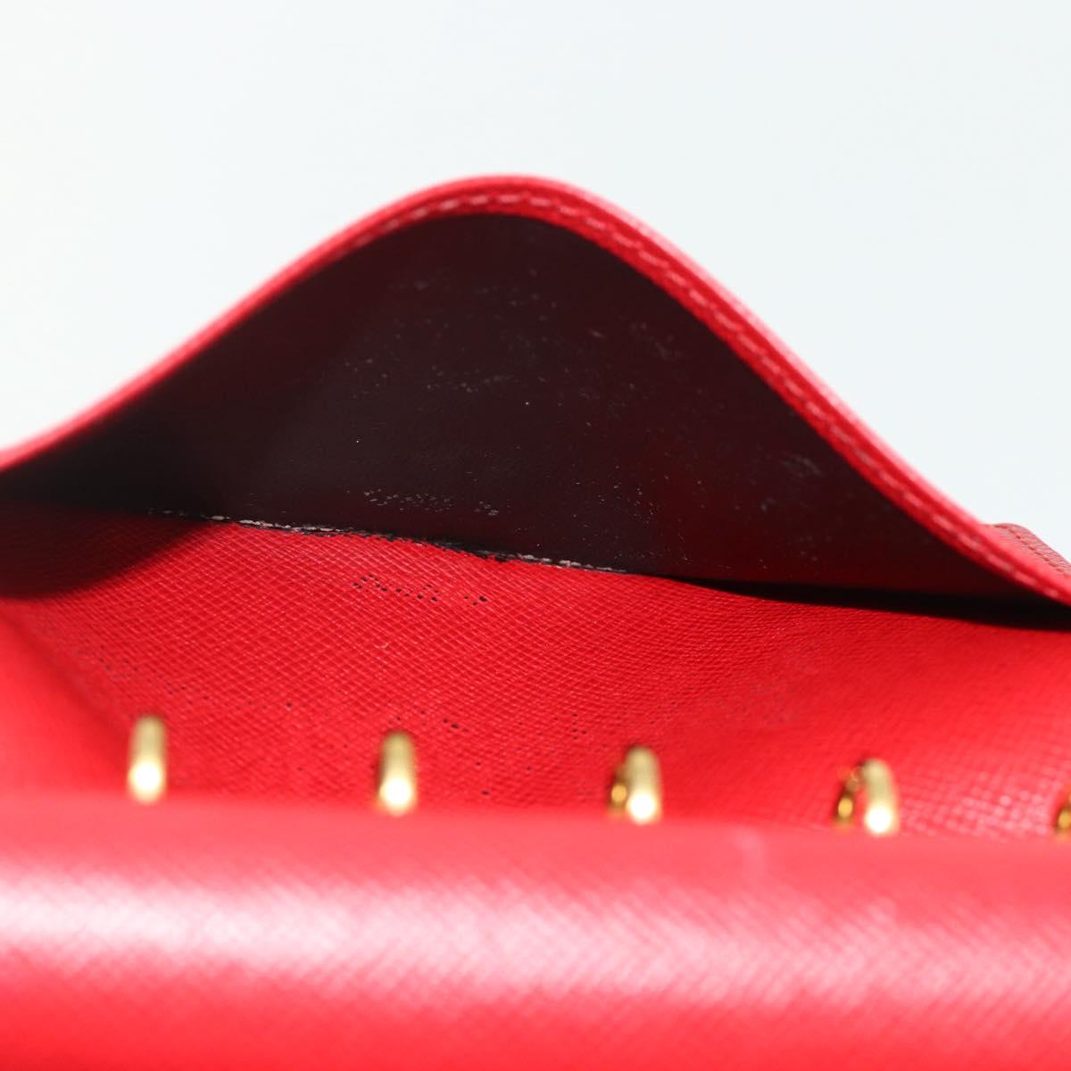 LOUIS VUITTON Epi Agenda PM Day Planner Cover Red R20057 LV Auth 177349