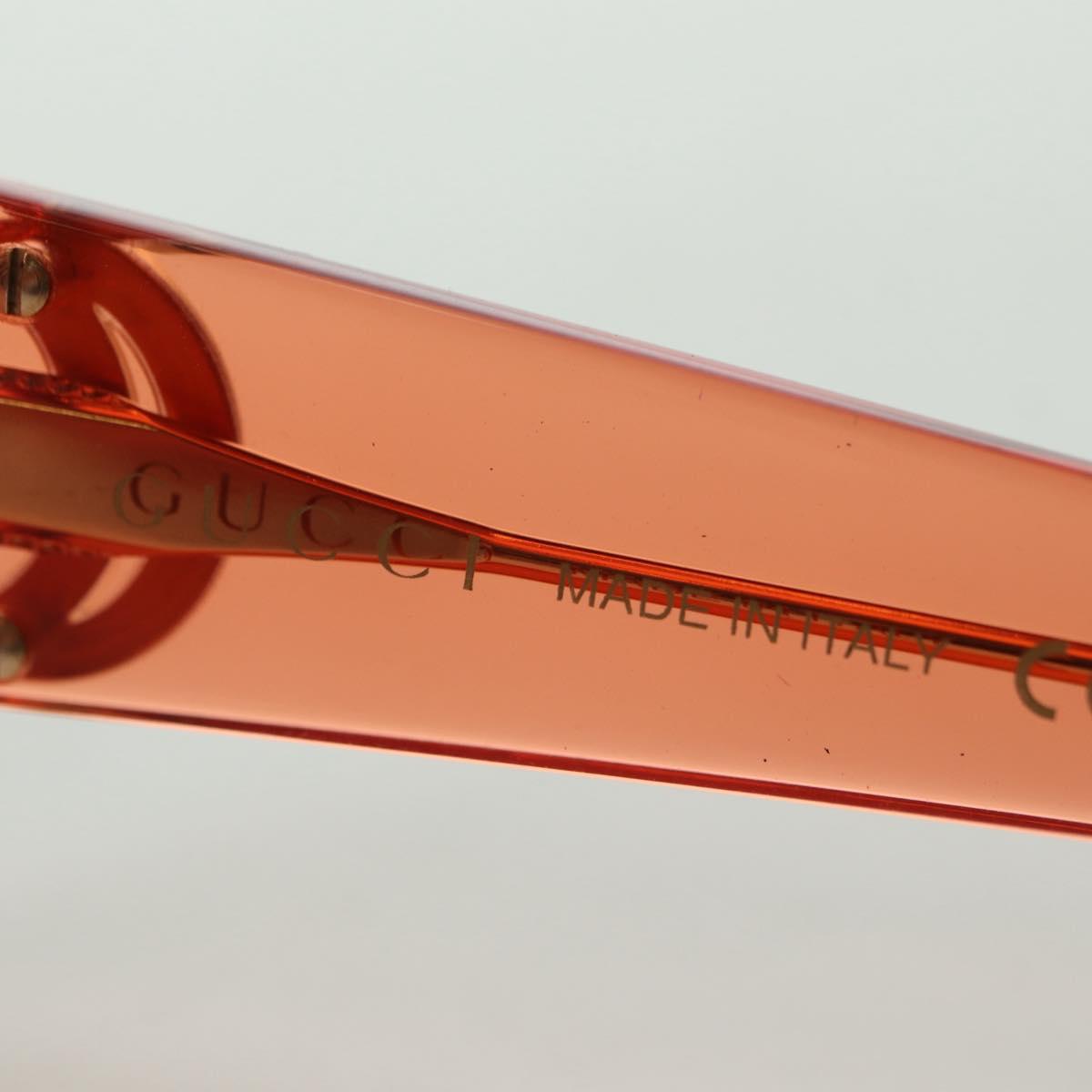 GUCCI Sunglasses plastic Orange Auth 177351M