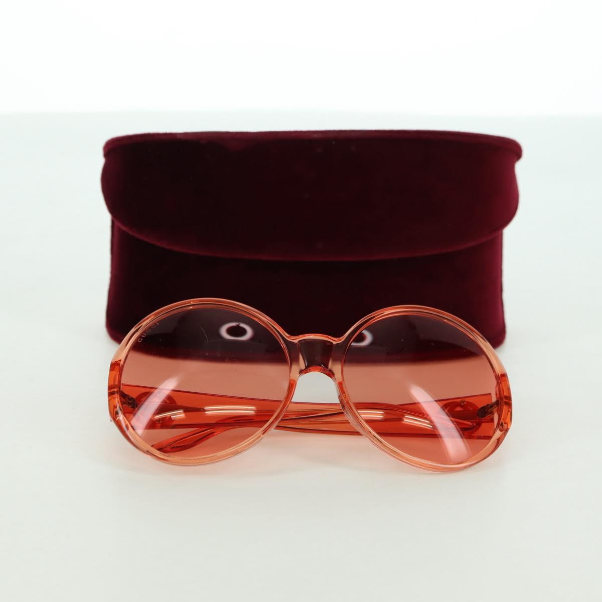 GUCCI Sunglasses plastic Orange Auth 177351M