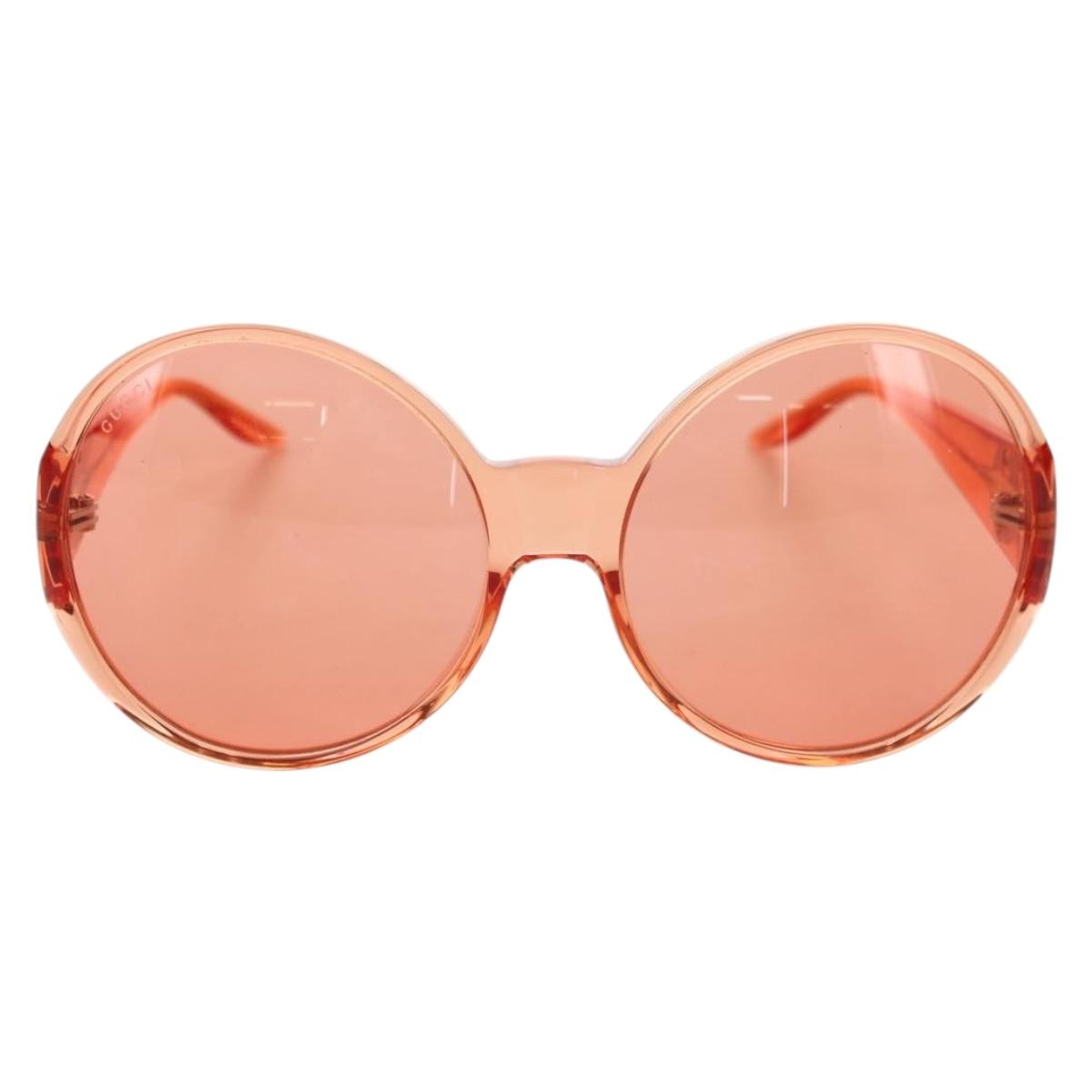 GUCCI Sunglasses plastic Orange Auth 177351M