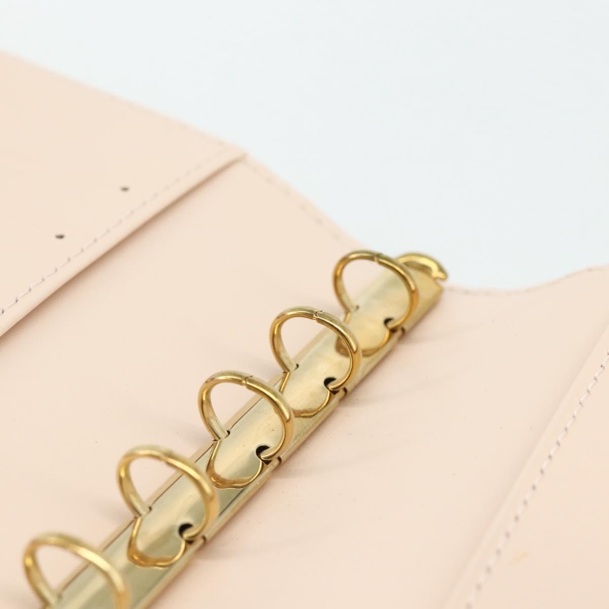 LOUIS VUITTON Vernis Agenda PM Cover Marshmallow Pink R21007 Auth 177352A