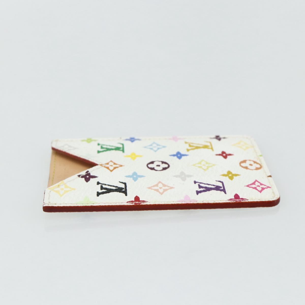 LOUIS VUITTON Monogram Multicolor Etui Miroir White M92651 LV Auth 177353A
