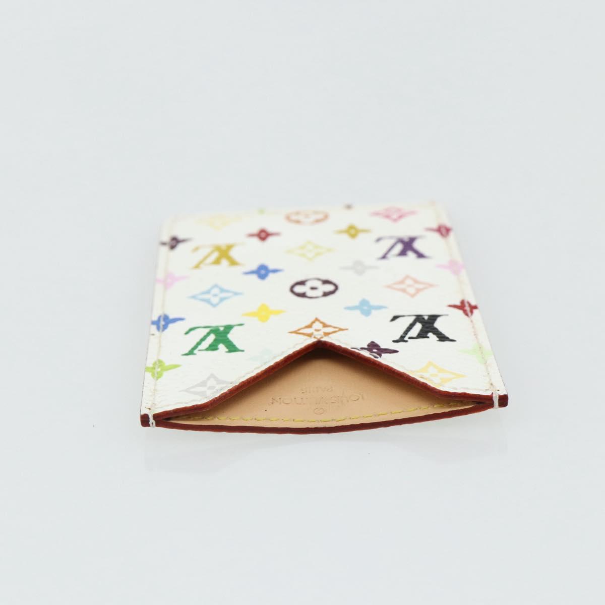 LOUIS VUITTON Monogram Multicolor Etui Miroir White M92651 LV Auth 177353A