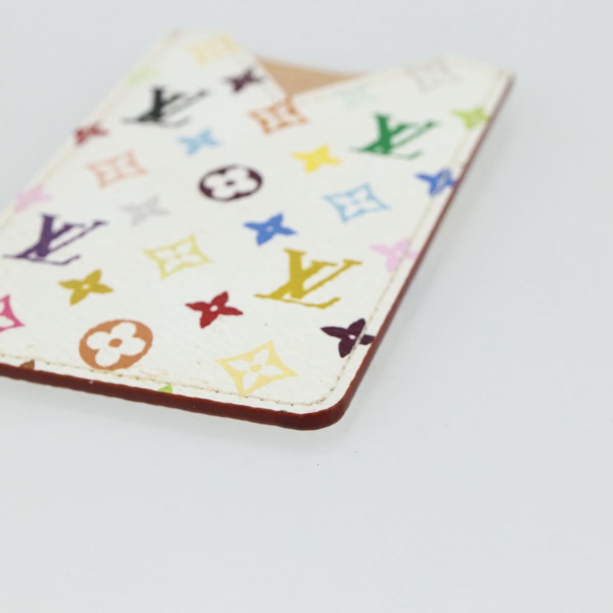 LOUIS VUITTON Monogram Multicolor Etui Miroir White M92651 LV Auth 177353A