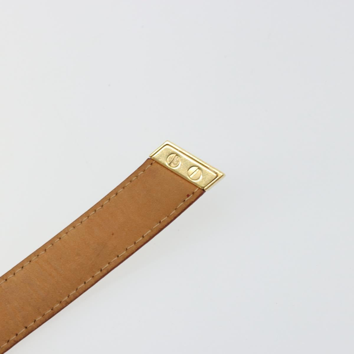 LOUIS VUITTON Multicolor Ceinture LV Belt White LV Auth 177354A